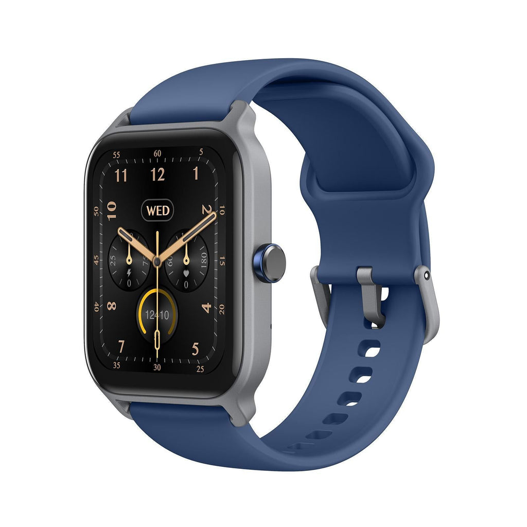1.8inch Smart Watch IP68 BT5.3 for Android iOS with Heart Rate Monitoring Exercise Records 1pc（Blue）