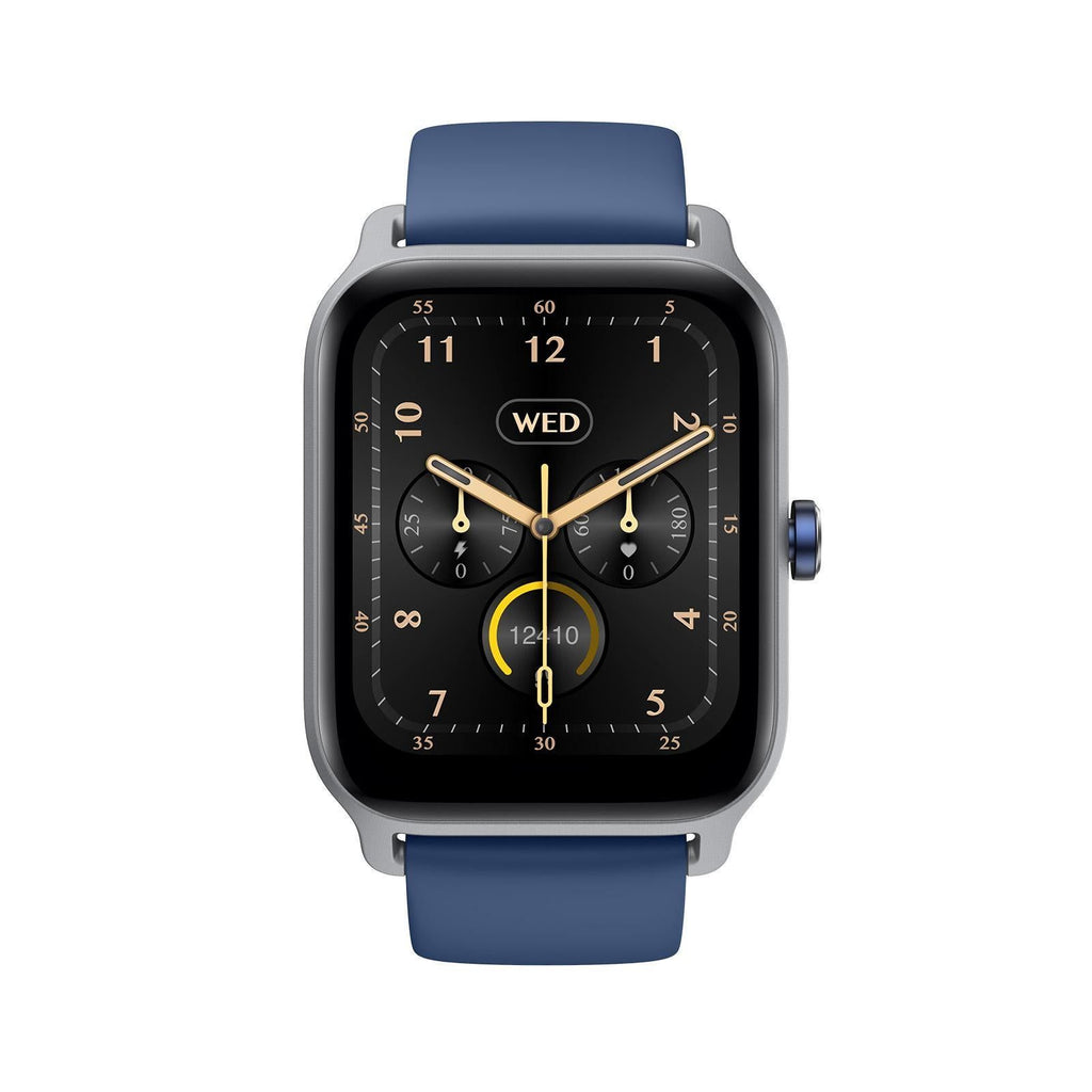 1.8inch Smart Watch IP68 BT5.3 for Android iOS with Heart Rate Monitoring Exercise Records 1pc（Blue）