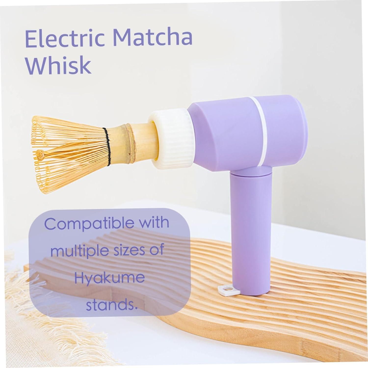 Electric Matcha Mixer Purple One Size Three-Speed No Splash Tea Maker 1pc