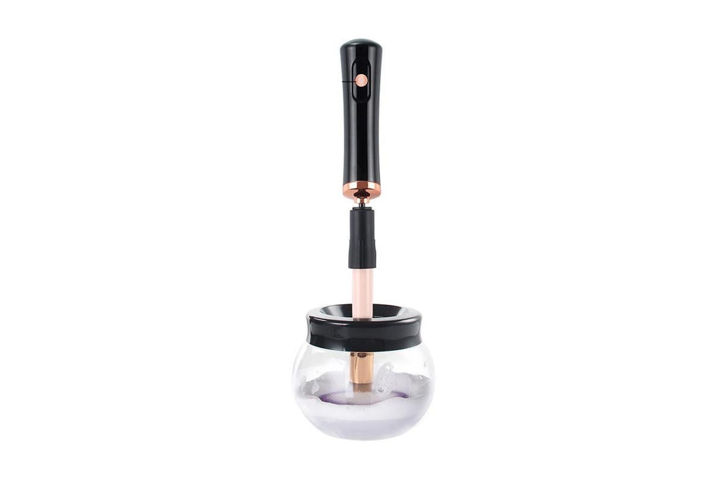 Electric Makeup Brush Cleaner Dryer Electric Cosmetic Make Up Brushes Set Cleaning Tool-Black