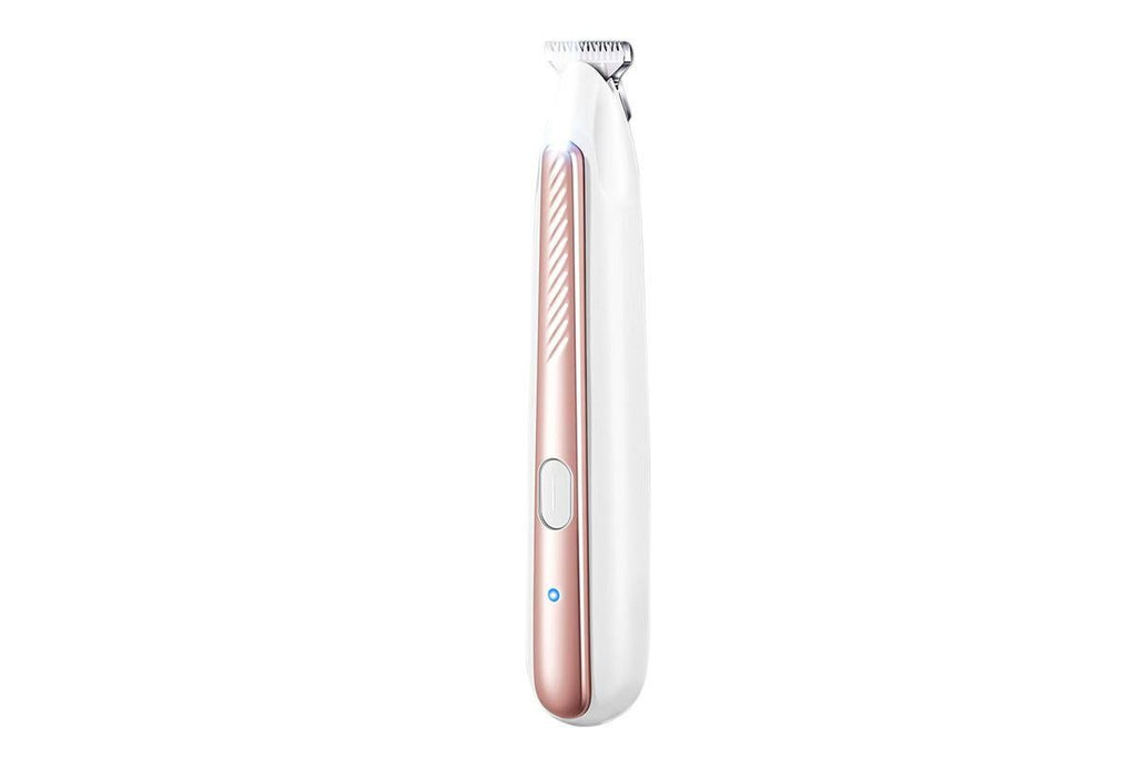 Dog Paw Trimmer with LED Light Low Noise Dog Grooming Clippers for Paws Eyes Ear
