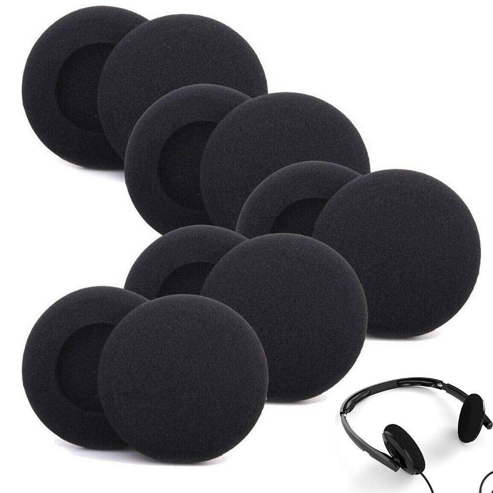 10 PCS Replacement Ear Pads Foam Cushion Covers for Headphones Ear Cushions - M