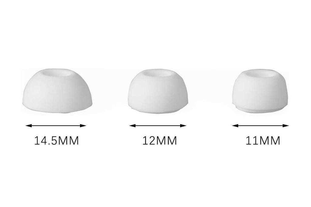 12Pcs Silicone Ear Tips for Samsung Galaxy Buds3 Pro Earbud Covers-White