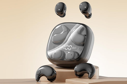 2 in 1 Side Sleeper Bluetooth Earphones Invisible Sleep Headphones-Black
