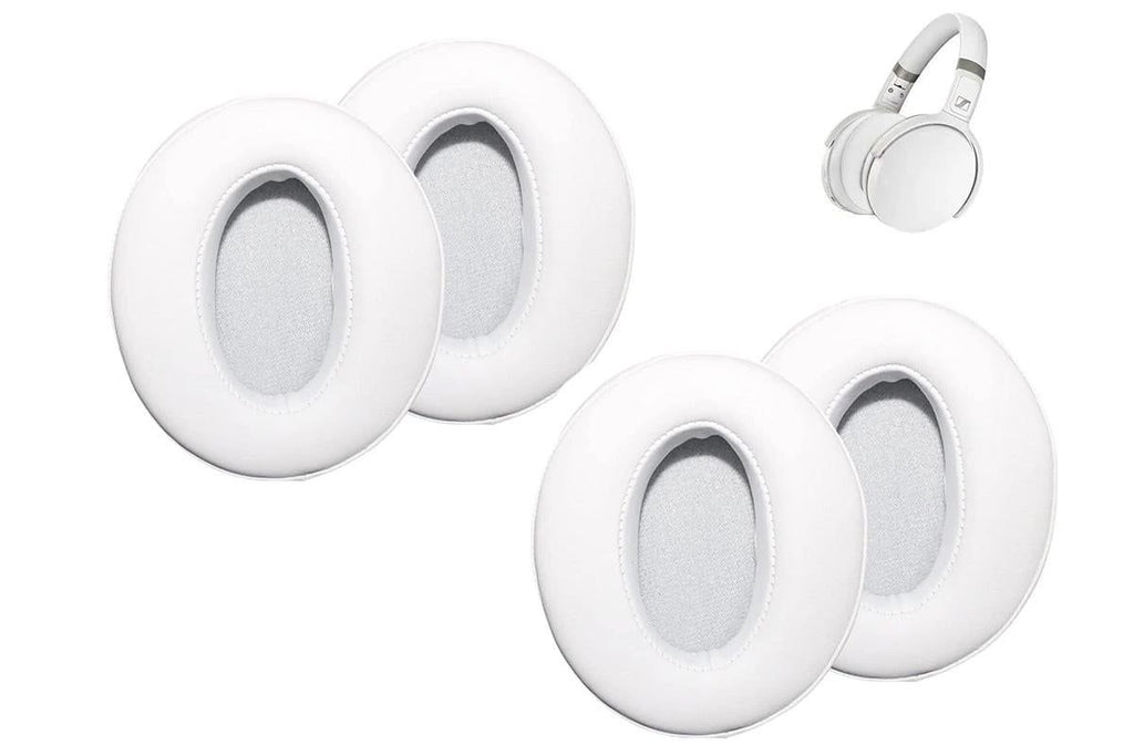 4Pcs Ear Pads Replacement For Sennheiser HD 4.50 BTNC HD 450BT HD400S HD485-White
