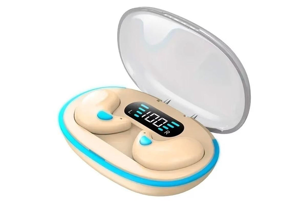 Ear Buds Sleep Bluetooth 5.3 Noise Blocking Sleeping Headphones for Side Sleeper -Beige