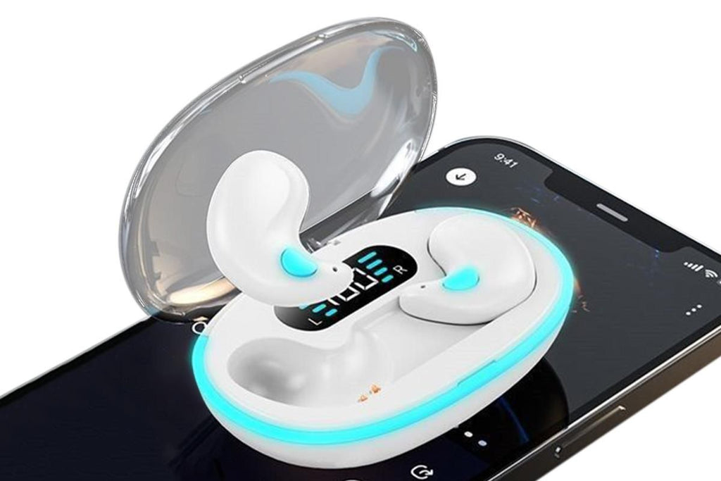 Ear Buds Sleep Bluetooth 5.3 Noise Blocking Sleeping Headphones for Side Sleeper -Beige