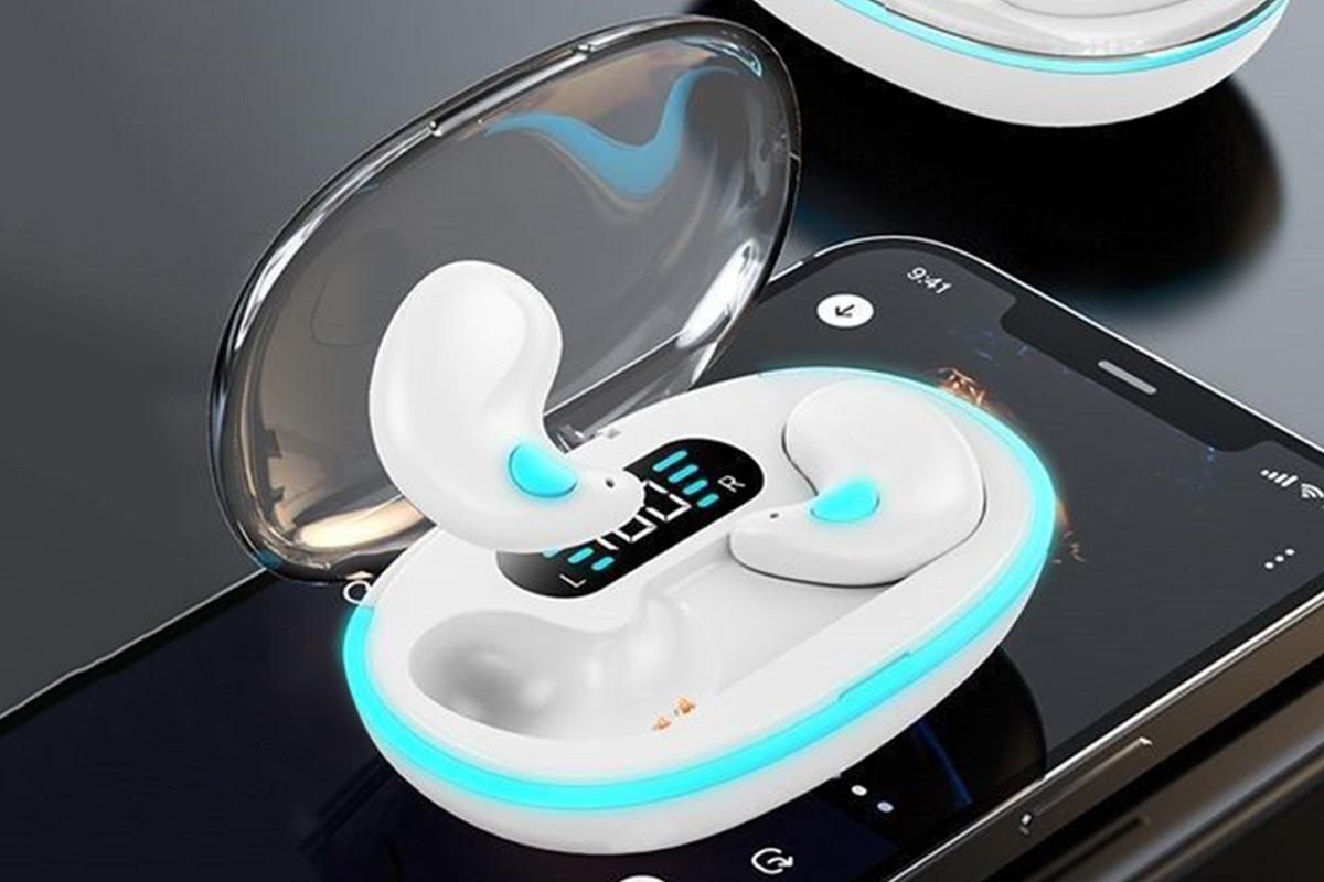 Ear Buds Sleep Bluetooth 5.3 Noise Blocking Sleeping Headphones for Side Sleeper -White