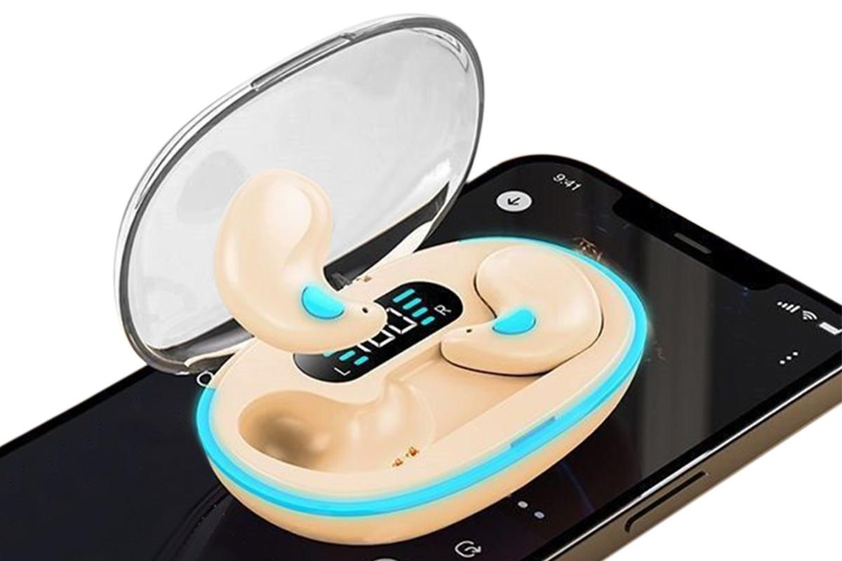 Ear Buds Sleep Bluetooth 5.3 Noise Blocking Sleeping Headphones for Side Sleeper -White
