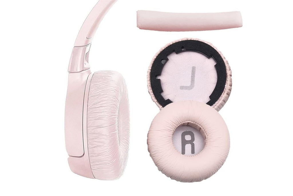 Earpads Replacement Ear Cushions Pad Covers Compatible with JBL Tune600BT T520BT -Pink