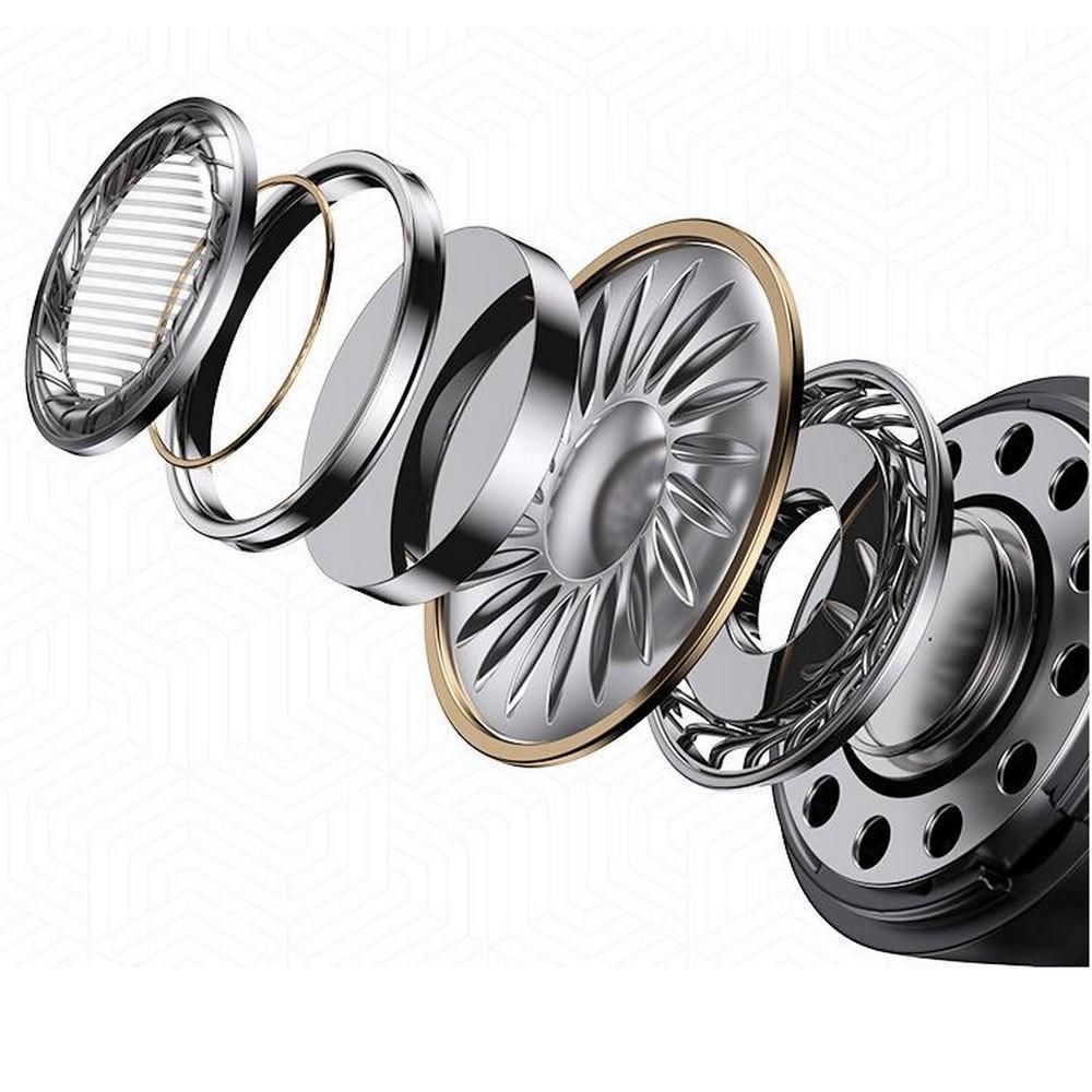 True Wireless Stereo Earphone Gaming Earbuds TWS 5.3 Bluetooth Headphones Deep Bass Sound With Microphone Hearing Aid -Black