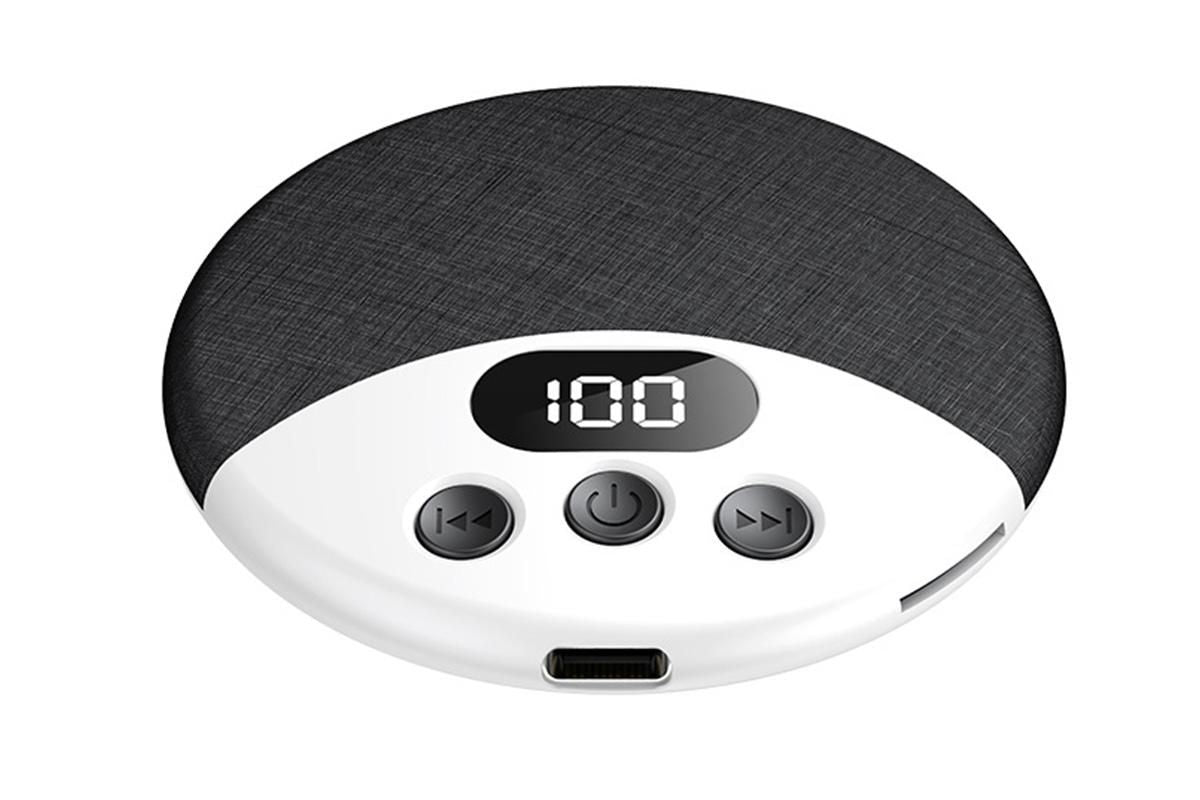 Under Pillow Bluetooth Sleep Speaker Wireless Bone Conduction Speaker-Blue
