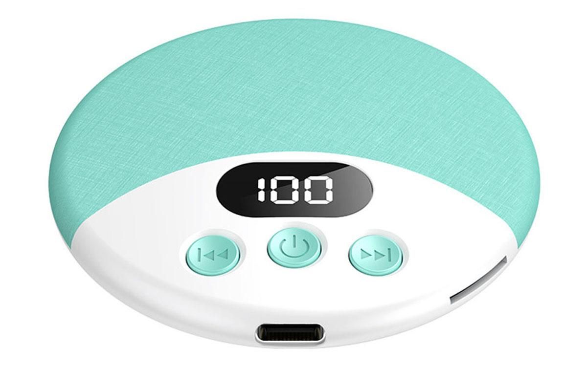 Under Pillow Bluetooth Sleep Speaker Wireless Bone Conduction Speaker-Blue