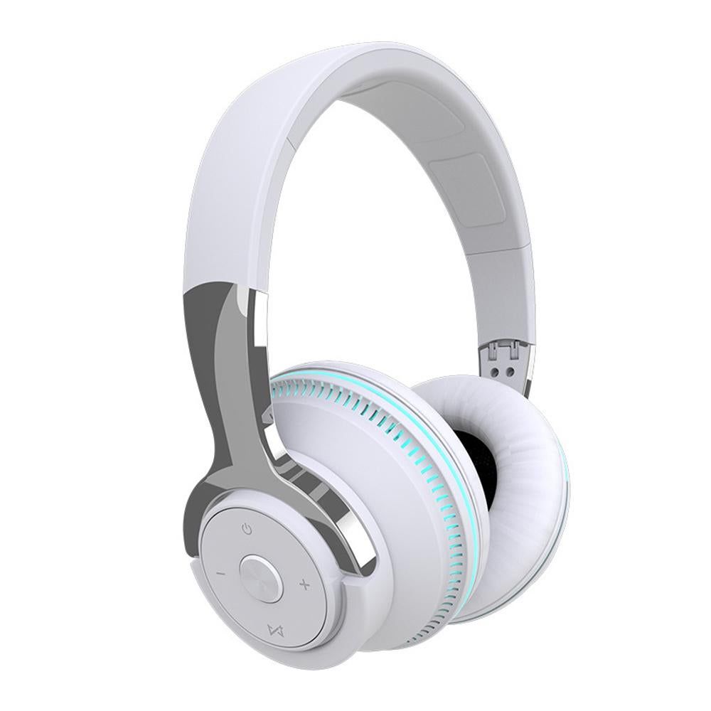 Wireless Bluetooth Headphones Over Ear Foldable Stereo Noise Cancelling Earphone for Travel Home Office -Black