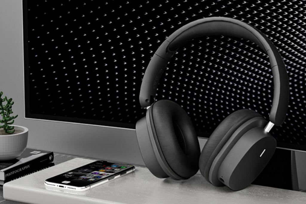 Wireless Bluetooth 5.3 Headphones Earphones HIFI Stereo Over-Ear Headsets-Black