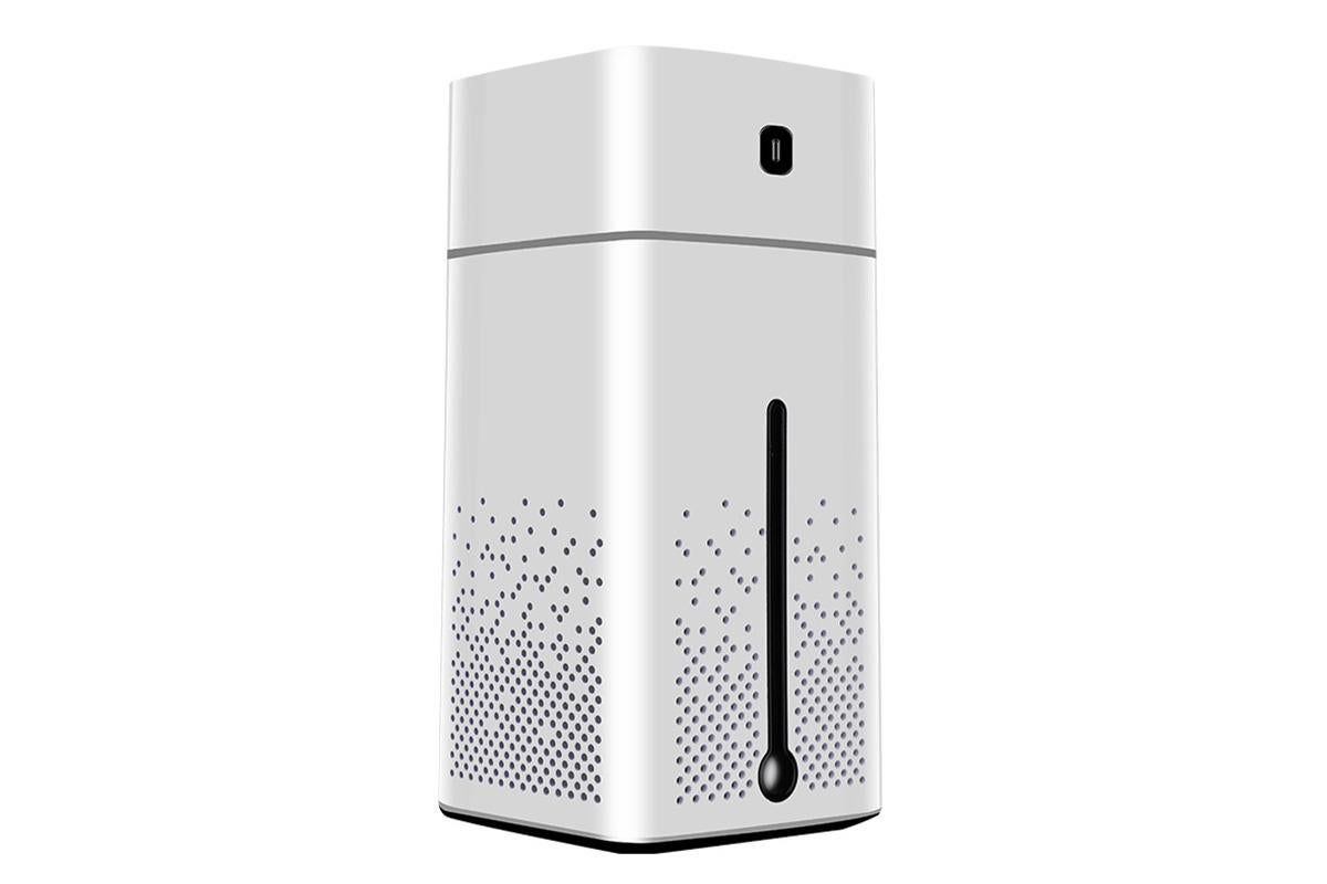 1L Ultrasonic Air Humidifier Cool Mist with 7 Color LED Light for Bedroom-White