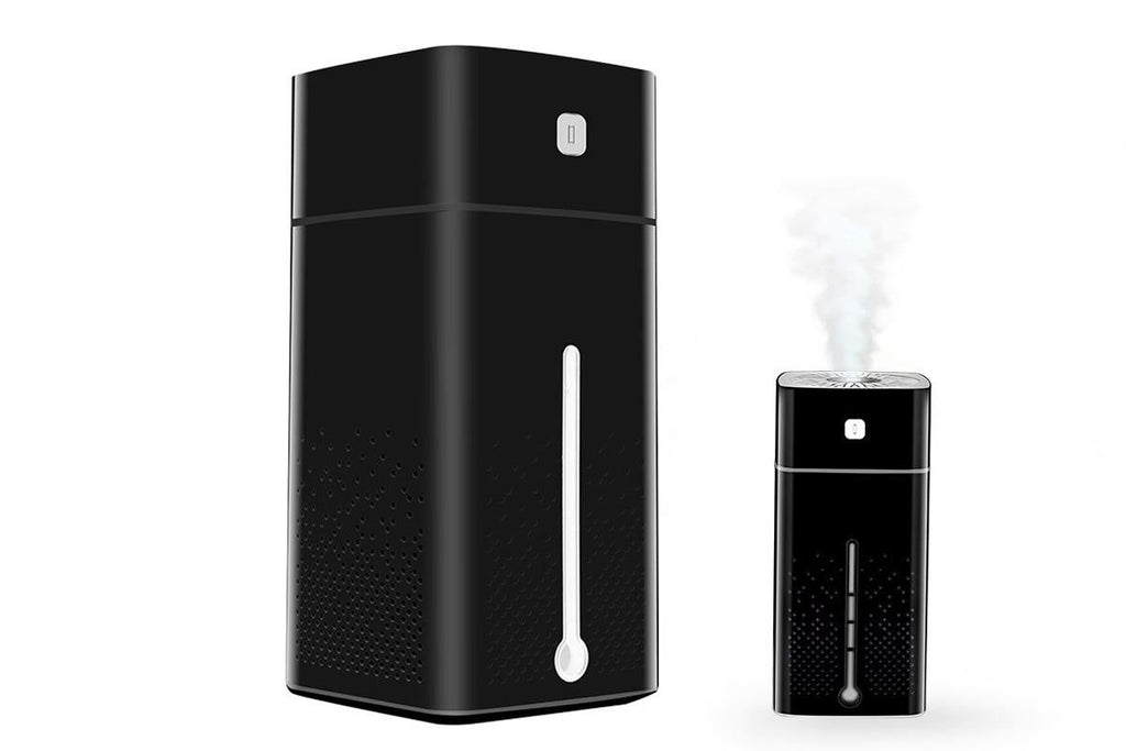 1L Ultrasonic Air Humidifier Cool Mist with 7 Color LED Light for Bedroom-White
