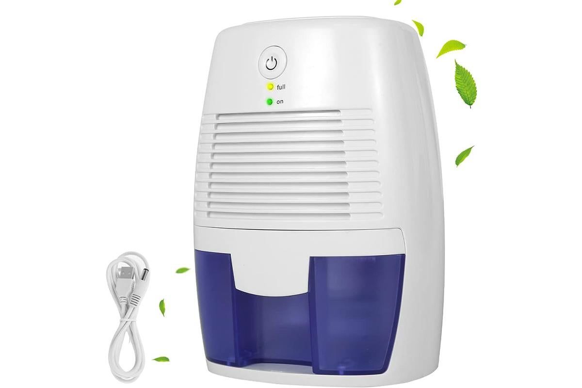 Mini Dehumidifier 500ml Portable Quiet Electric Moisture Absorber Bathroom