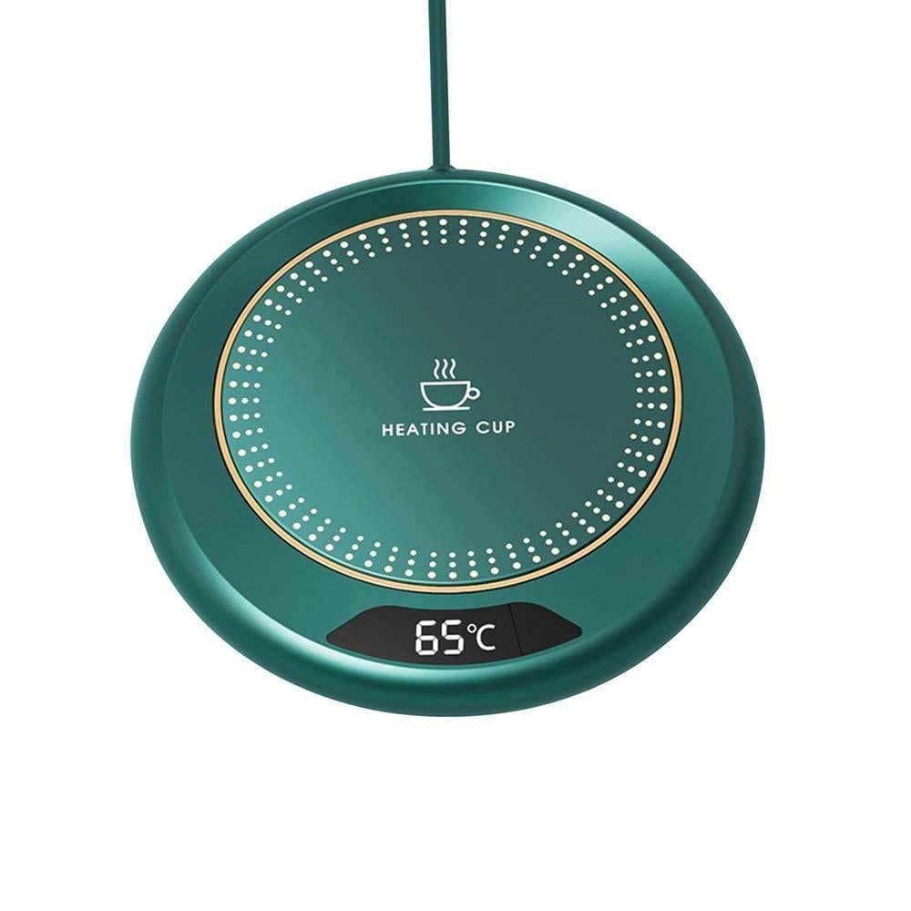 Electric Coffee Mug Warmer USB Cup With 3 Temp Settings-Green