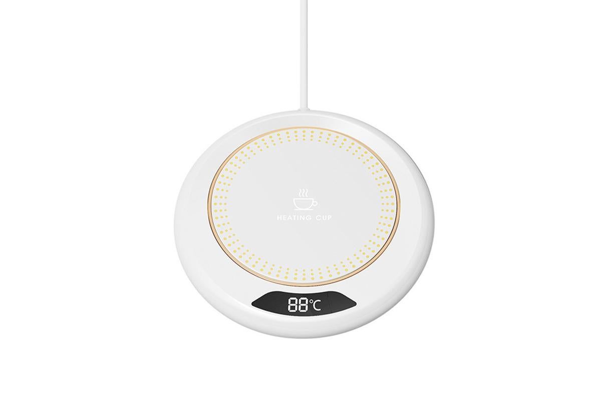 Electric Coffee Mug Warmer USB Cup With 3 Temp Settings-White