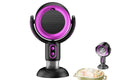 Portable Smoke Purifier Fan Removes Odors Dust Smoke for Cooking and Camping BBQ -BlackPurple