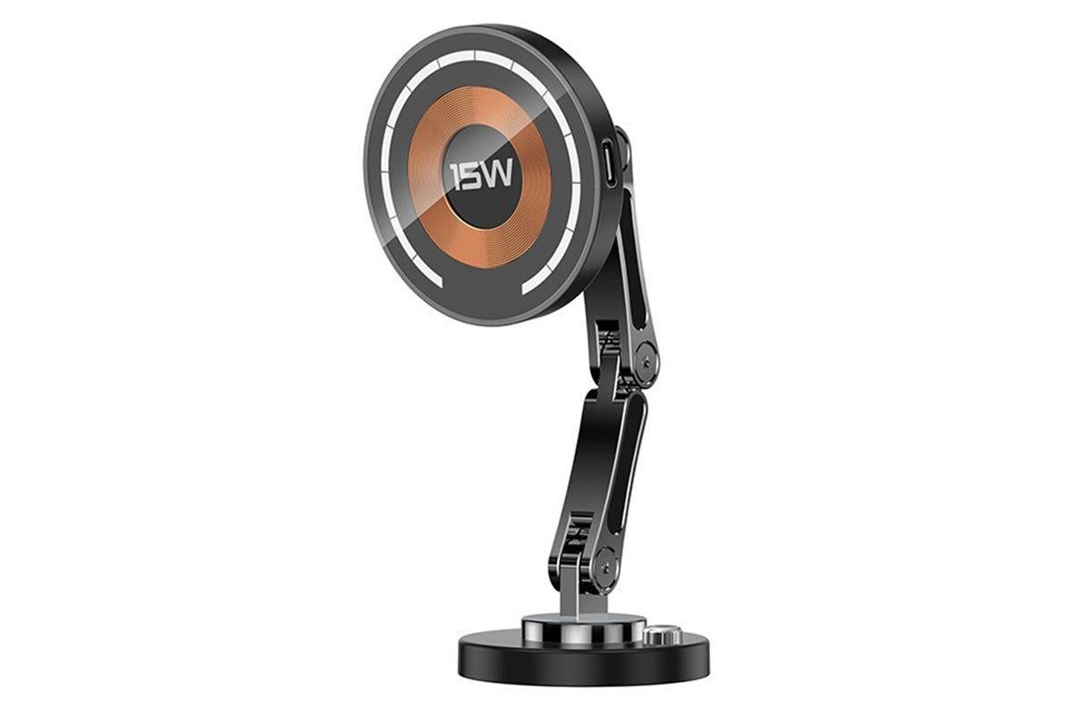 15W Car Mount Charger Dash Window Charging Mount for iPhone Air 17 Pro 16 Pro