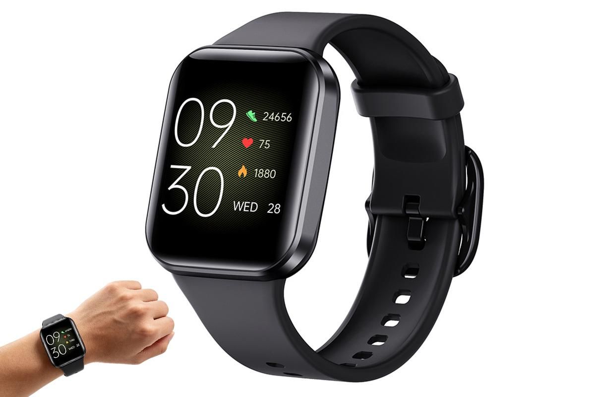 Smart Watch Fitness Tracker Heart Rate 25 Sport Modes for Men Women-Black