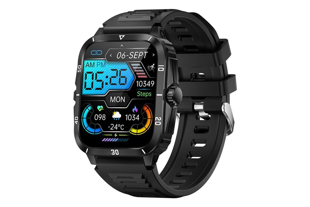 Smart Watch Fitness Tracker Heart Rate 25 Sport Modes for Men Women-Silver