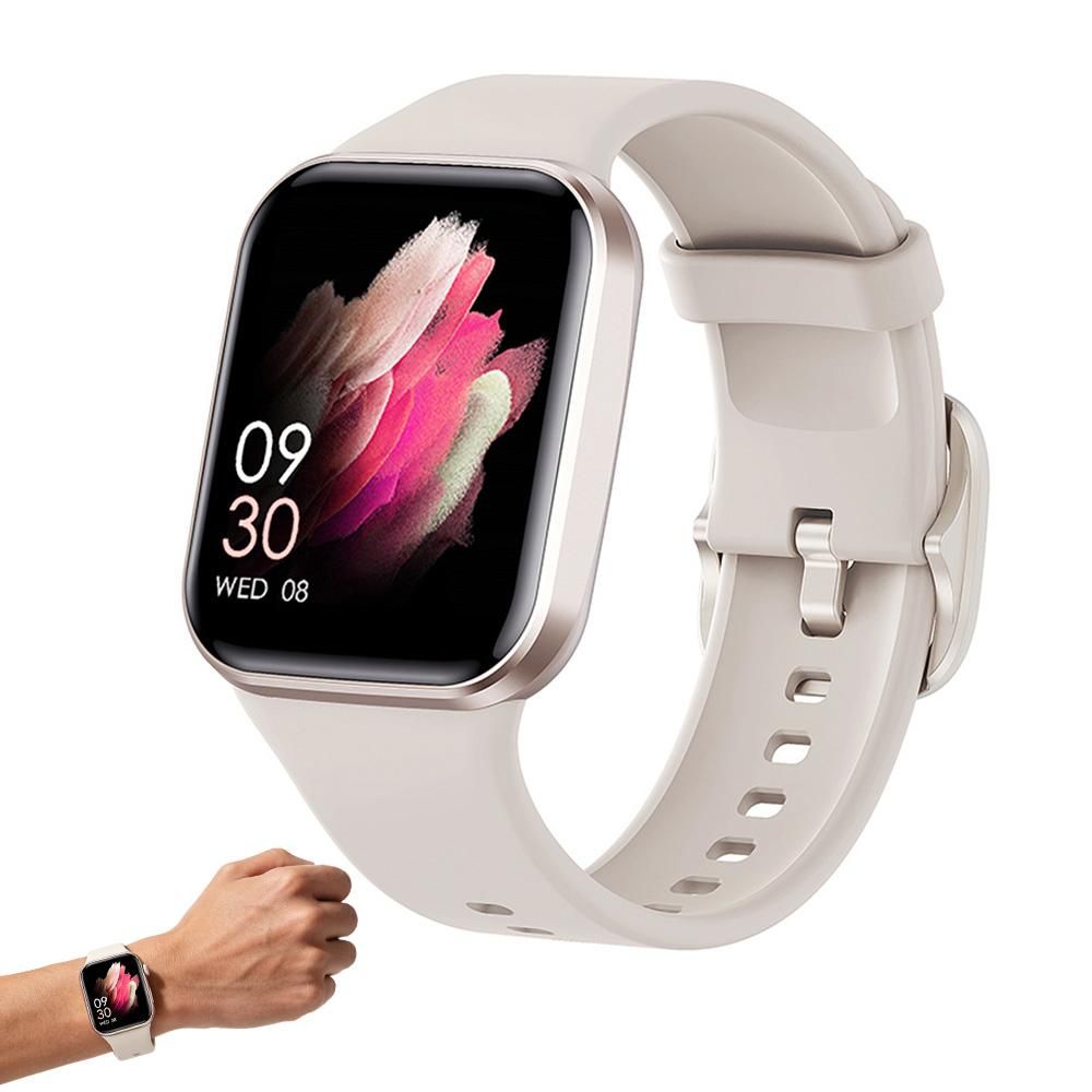 Smart Watch Fitness Tracker Heart Rate 25 Sport Modes for Men Women-Silver
