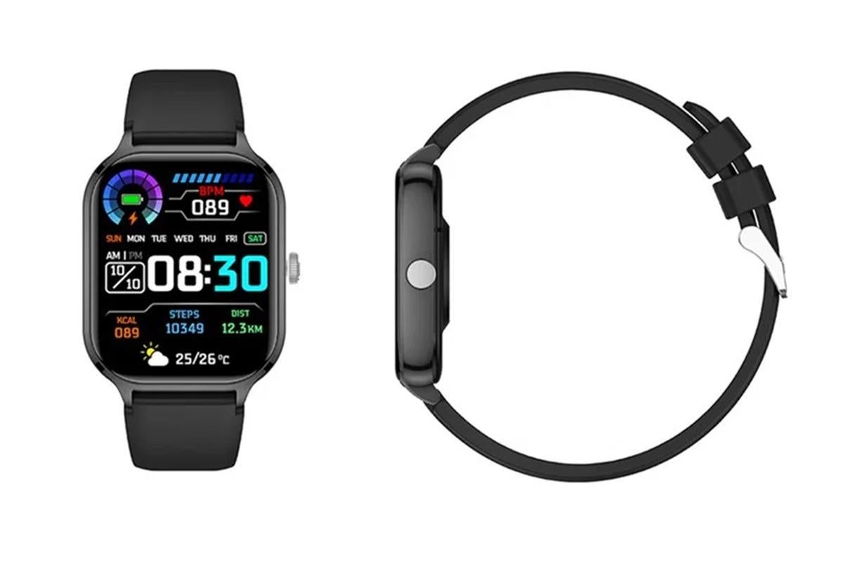 Smart Watches HD Desplay with Bluetooth 59 Sports Modes Heart Rate Sleep Monitor -Black