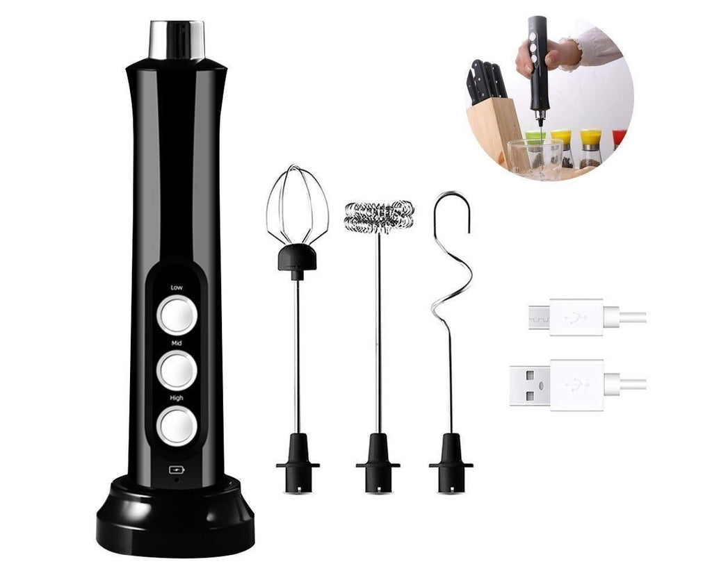 Milk Frother - Handheld Electric - USB Rechargeable