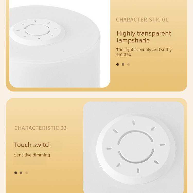 Remote Control Touch Bedside Night Light with Digital Clock, 3 Color Temperature & Dimmable LED Table Lamp,for Bedroom Baby Room Dorm