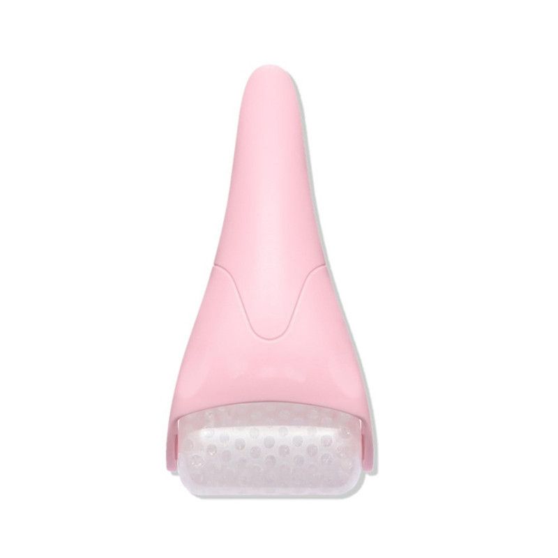 Ice Roller Facial Massager Detachable Cooling Bead Roller Skin Soothing Pink