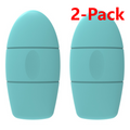 2x Ice Roller Beauty Device 2-in-1 Dual Head Cold Compress Face Tool Cyan