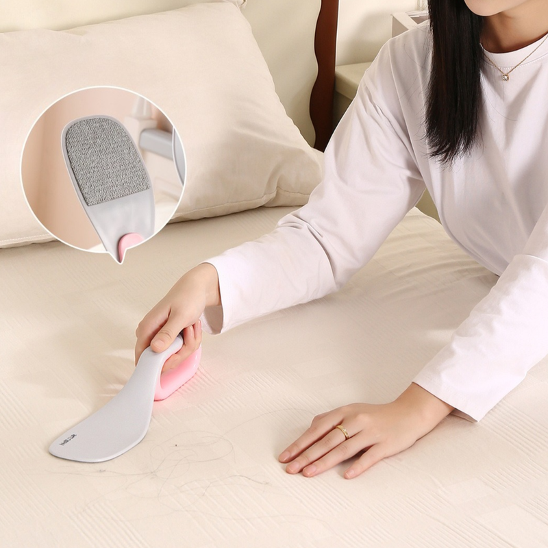 Multi-Function Mattress Lifting Tool, Labor-Saving Bed Sheet Tucking Helper, Double-Sided Static Lint Remover Brush—Green