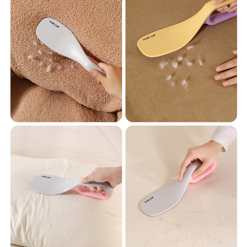 Multi-Function Mattress Lifting Tool, Labor-Saving Bed Sheet Tucking Helper, Double-Sided Static Lint Remover Brush—Yellow