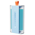 Double Roller Washable Lint Remover with Dust Cover, Portable Reusable Pet Hair and Dust Sticky Roller—Blue