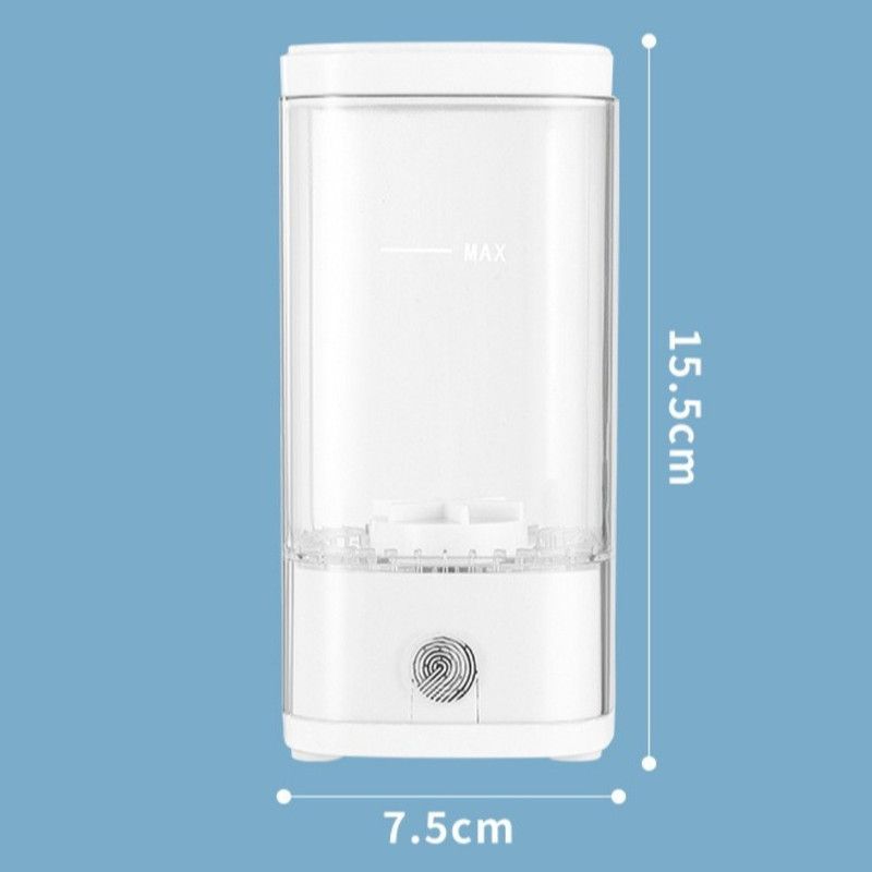 Makeup Brush Cleaner, USB-Powered High-Speed Rotating Cosmetic Brush Washing and Storage Machine—White