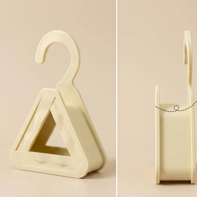 2-Pack - Triangular No-Mark Bag Storage Hooks, Multi-Purpose Anti-Crease Hanger for Handbags, Scarves, and Ties - White