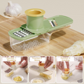 3-in-1 Multi-Functional Stainless Steel Slicer, Shredder, and Grinder—Green