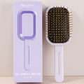 3D Air Cushion Hair Brush, Multi-function Scalp Massage Detangler Comb for Home Hair Styling—Light Purple