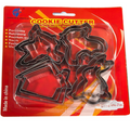 Stainless Steel Cookie Cutter Sets, DIY Press Baking Molds for Homemade Cookies & Pastries—Animal Shapes, 12-Piece Set