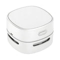 Electric Handheld Household Vacuum – Portable Desktop Vacuum Cleaner – White