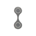 Magnetic Reflective Safety Clip, Double Sided Night Running Visibility Marker for Jogging Cycling Walking-Gray