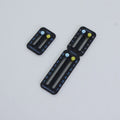 Portable Tennis Score Keeper Slide Score Counter for Tennis Game Match Scoring Record-black