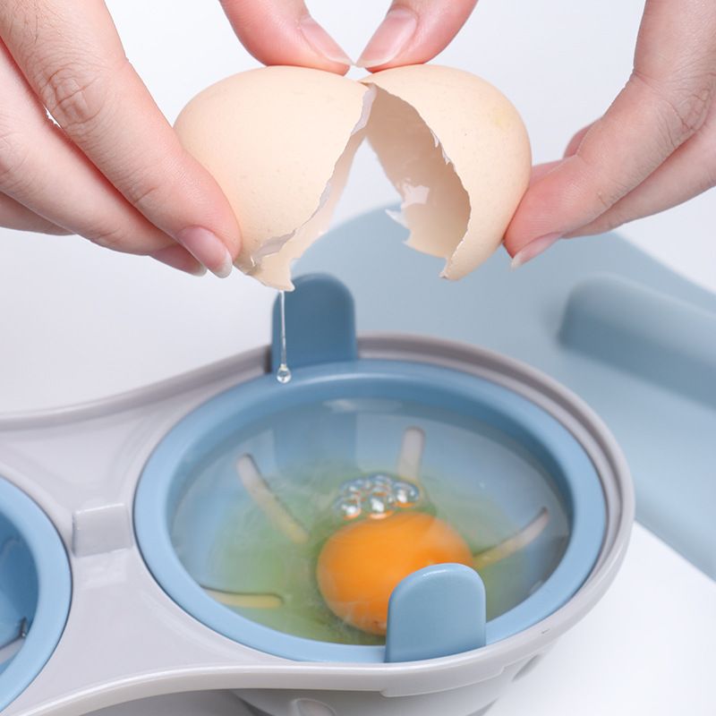 Microwave Egg Poacher – Egg Steamer Cooking Tool – Orange
