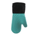 Heat Resistant Silicone Oven Mitts Non Slip Double Layer Cooking Baking Gloves For Kitchen BBQ-New Blue