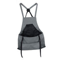 Garden Harvest Apron with Large Detachable Harvest Pouch, Adjustable Shoulder Strap Fruit Vegetable Picking Waist Apron, Multi Use Gardening Gathering Apron for Backyard Farmer-gray