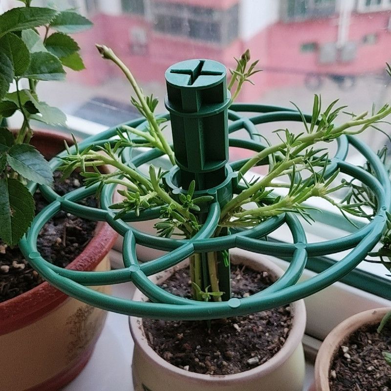 Sunflower-Shaped Plant Support Trellis – Large Climbing Flower Stand for Potted Plants, Garden Stacking Planter Holder