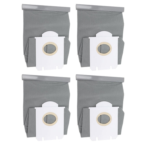4 Pieces Vacuum Cleaner Dust Bags Replacement Non Woven Fabric Dust Collection Bag for Philips FC9071 FC8134 FC8613 FC8614